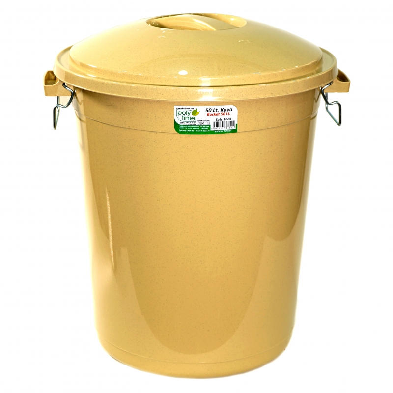 Տակառ Պլաստմասե Poly Time E-580 50լ Գունավոր 4